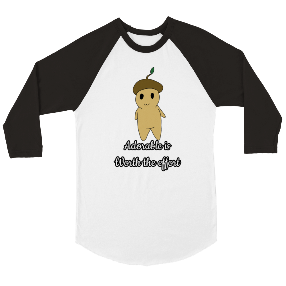 Unisex 3/4 sleeve Raglan T-shirt