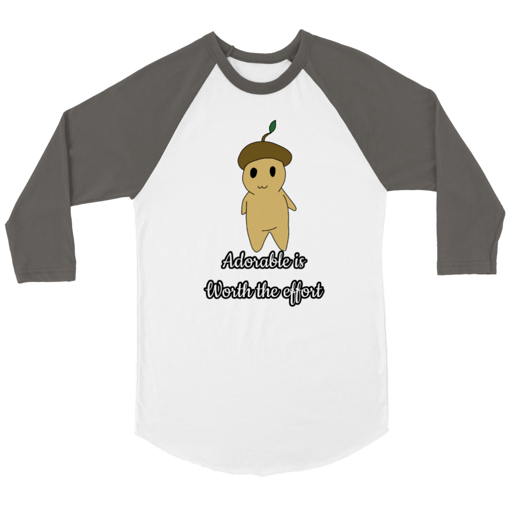 Unisex 3/4 sleeve Raglan T-shirt