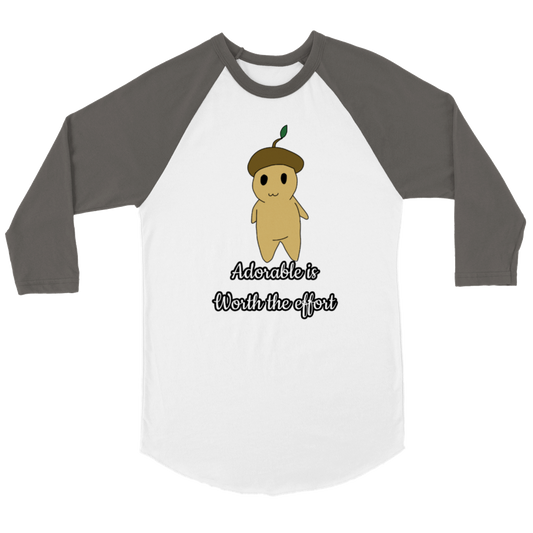 Unisex 3/4 sleeve Raglan T-shirt